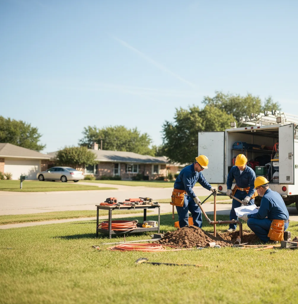 Sewer Line Repair in Piedmont, OK